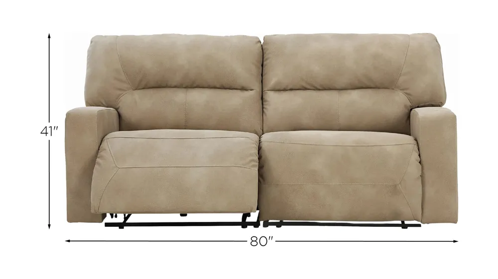 Next-Gen DuraPella 2-Piece Power Reclining Sectional Dimensions