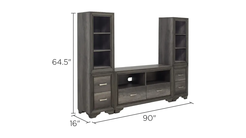Aldus Entertainment Wall Dimensions