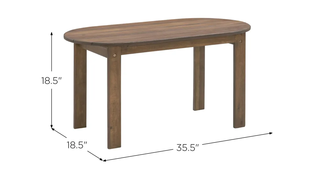 Adirondack Coffee Table Dimensions