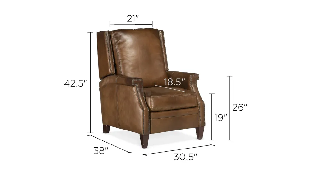 Collin Push Back Recliner Dimensions