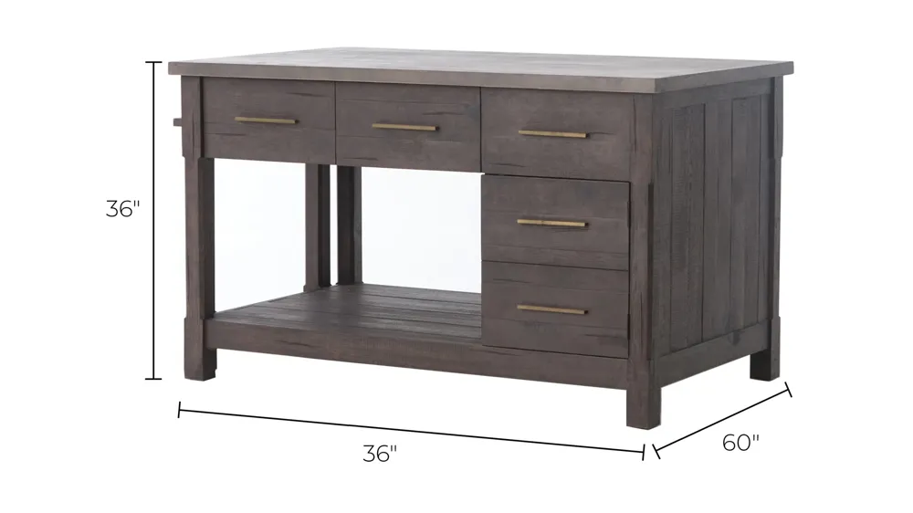 Ian Kitchen Island Dimensions