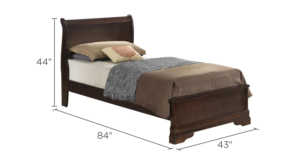 Rossie Panel Bed Dimensions