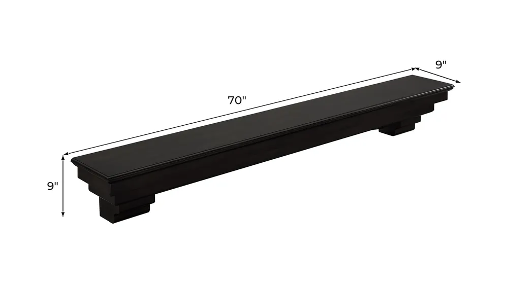 Peyton Mantel Shelf Dimensions
