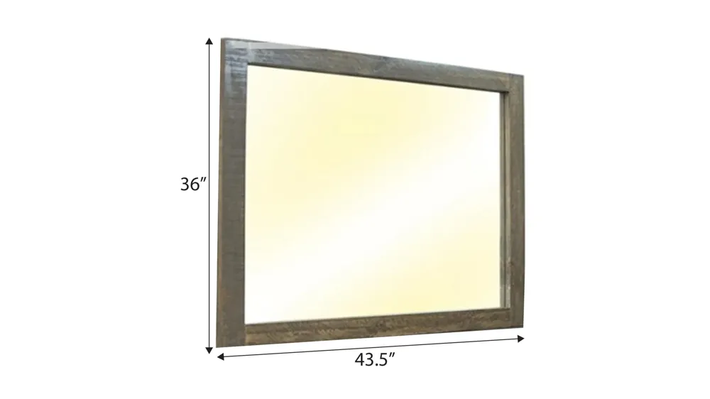 Loft Brown Mirror Dimensions