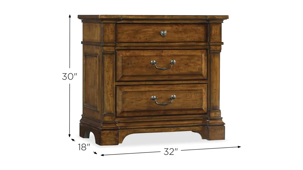 Tynecastle Nightstand Dimensions