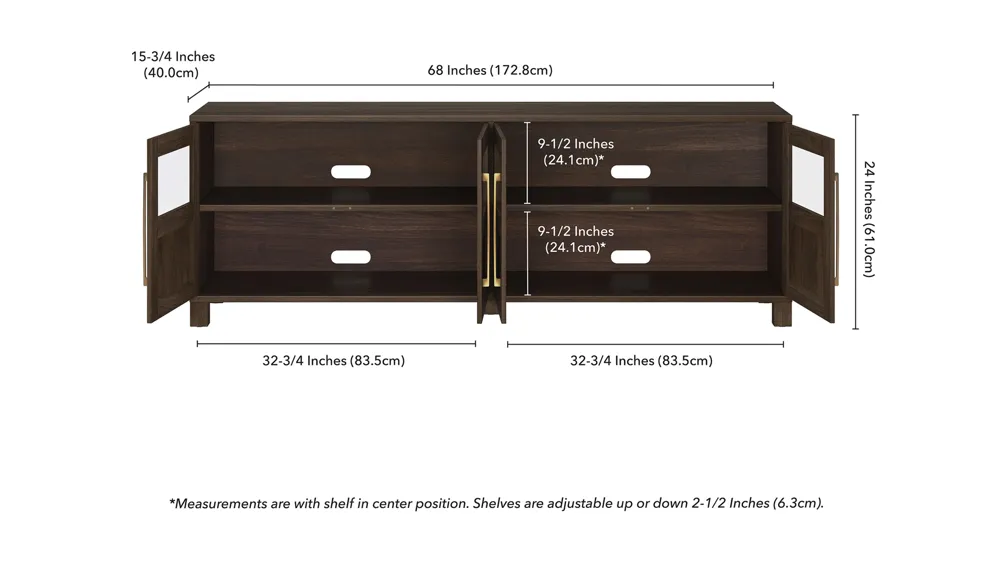 Sarmento TV Stand Dimensions