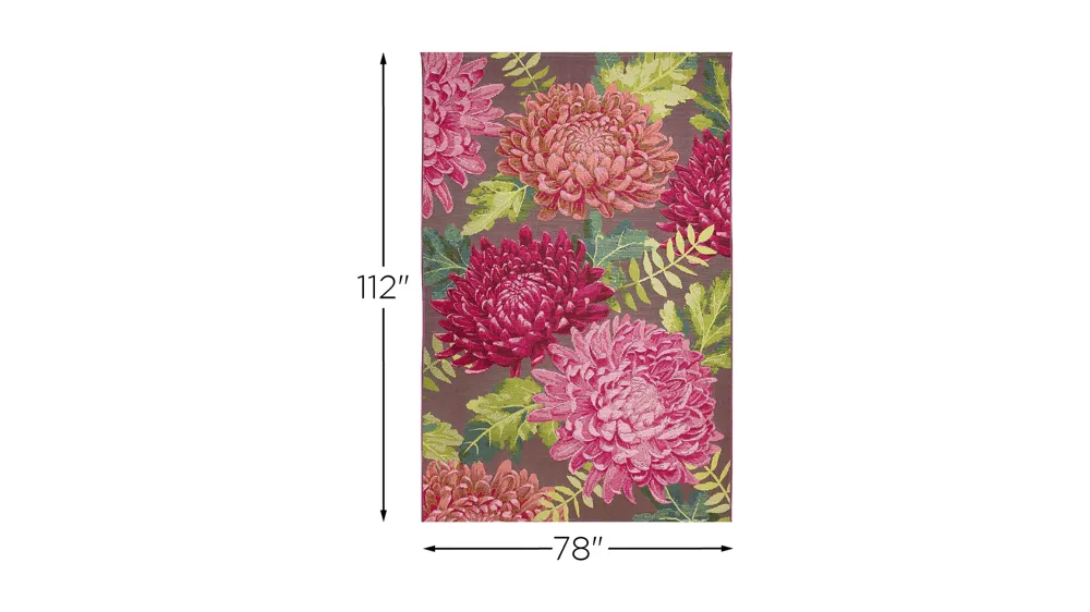 Marina Mum Indoor/Outdoor Rug Dimensions