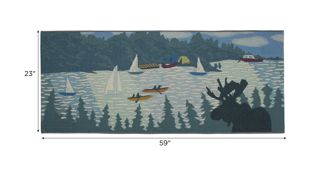 Esencia Lake Life Indoor/Outdoor Mat Dimensions