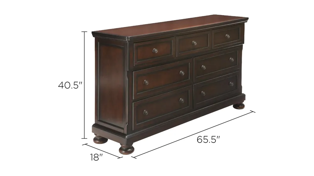 Donegan Bedroom Dresser Dimensions