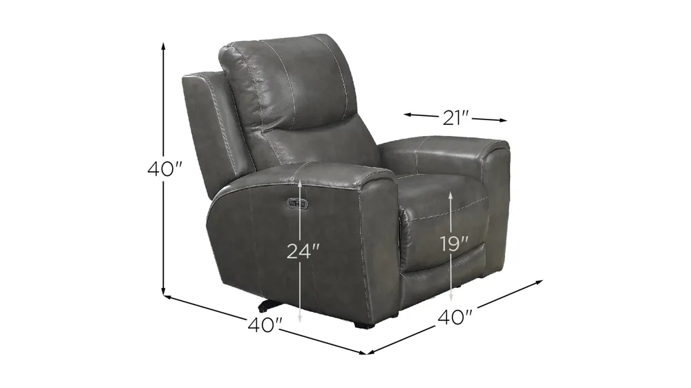 Laurel Power Reclining Chair Dimensions