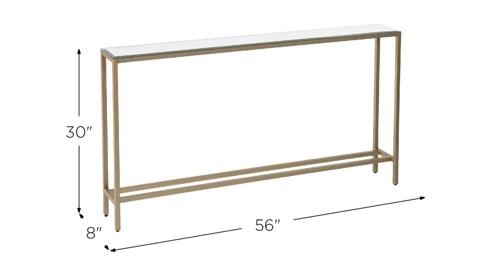 Solange Long Console Table Dimensions
