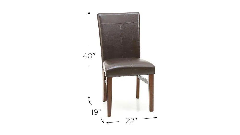 Kona Upholstered Chair - Set of 2 Dimensions