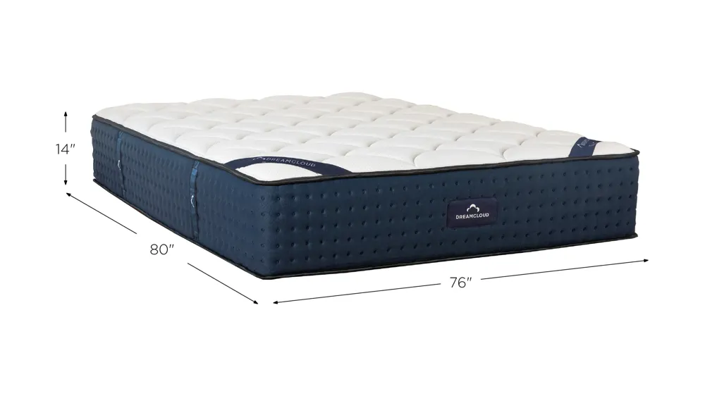 DreamCloud Firm Hybrid Mattress Dimensions