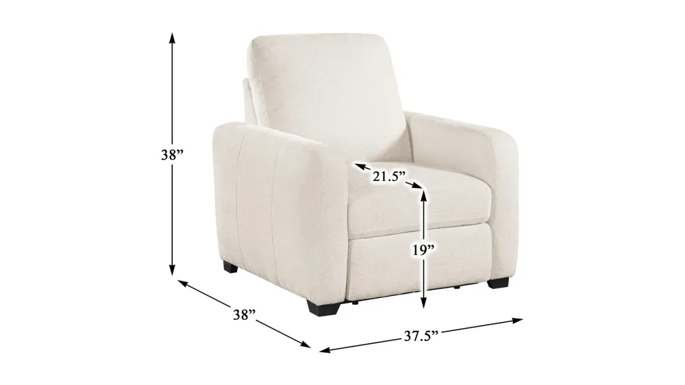 Leif Power Recliner Dimensions