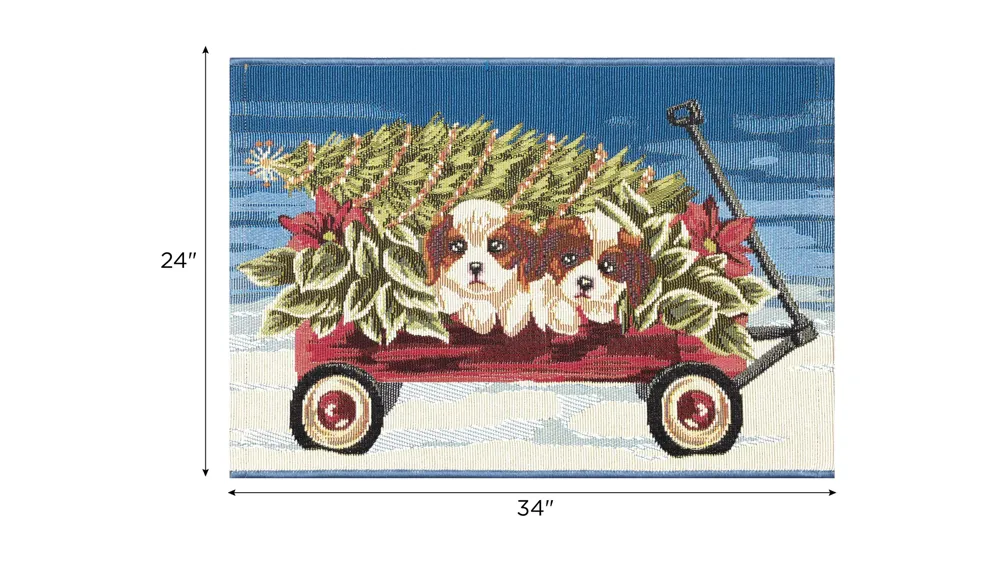 Esencia Wagon Wonderland Indoor/Outdoor Mat Dimensions