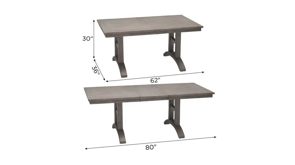 Zager Dining Table Dimensions