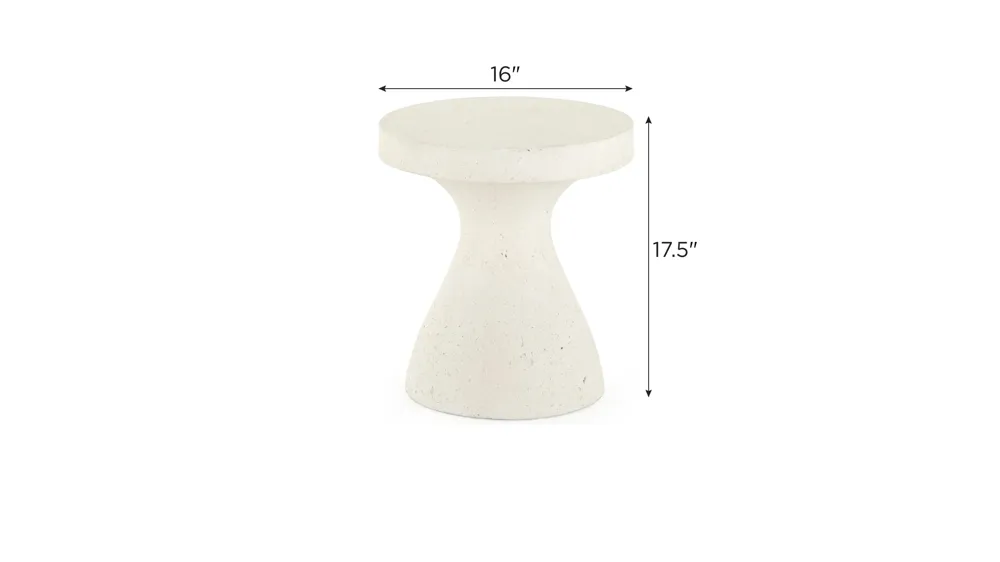 Koda Outdoor End Table Dimensions