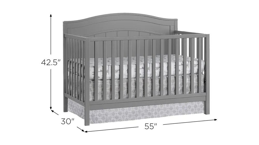 Nolan 4-in-1 Convertible Crib Dimensions