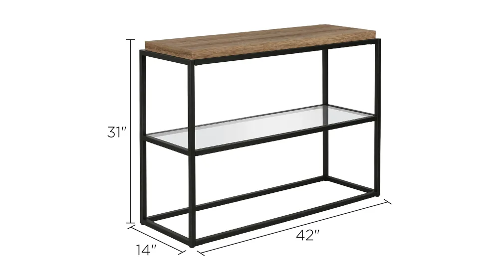 Fitza Rectangular Sofa Table Dimensions