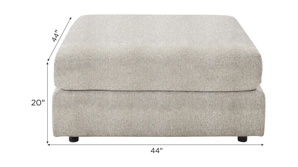 Durango Bumper Ottoman Dimensions