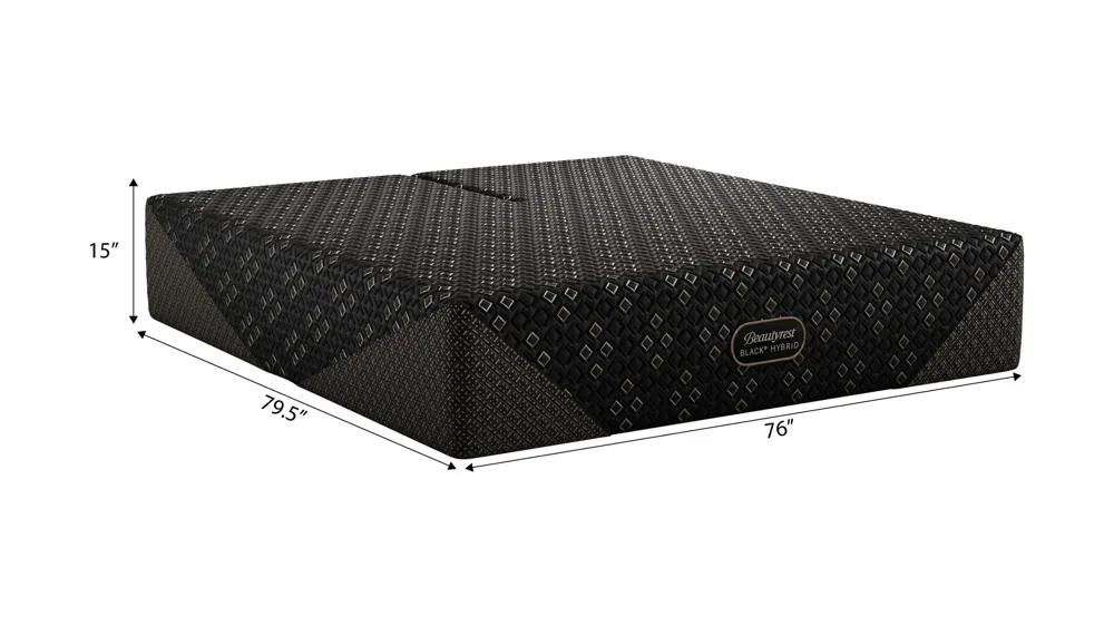 Beautyrest Black Hybrid  Series Five XCS Plush Mattress Dimensions
