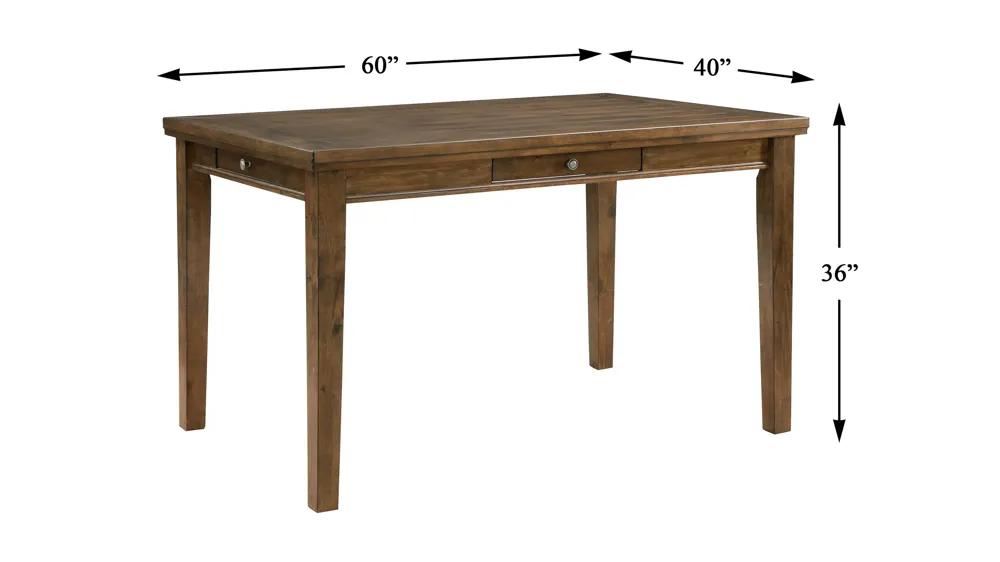 Daye Counter Height Table Dimensions