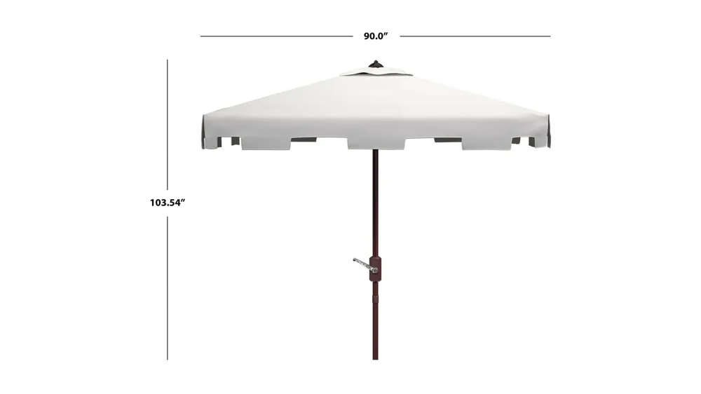 Burton Outdoor Square Umbrella Dimensions