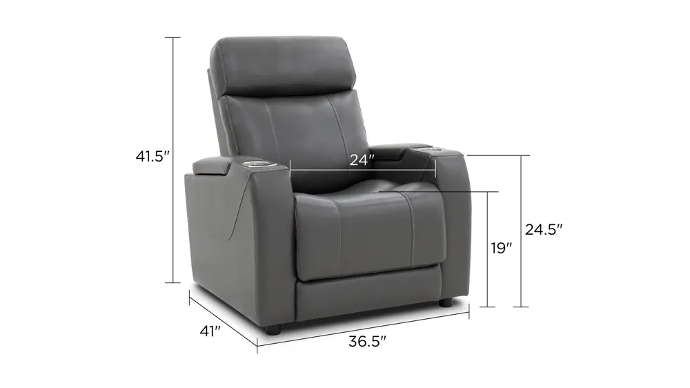 Cosmo Dual Power Media Recliner w/ Zero Gravity | Raymour & Flanigan