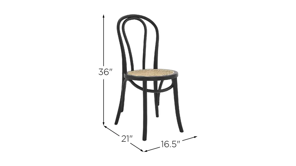 Marko Side Chair Set of 2 Dimensions