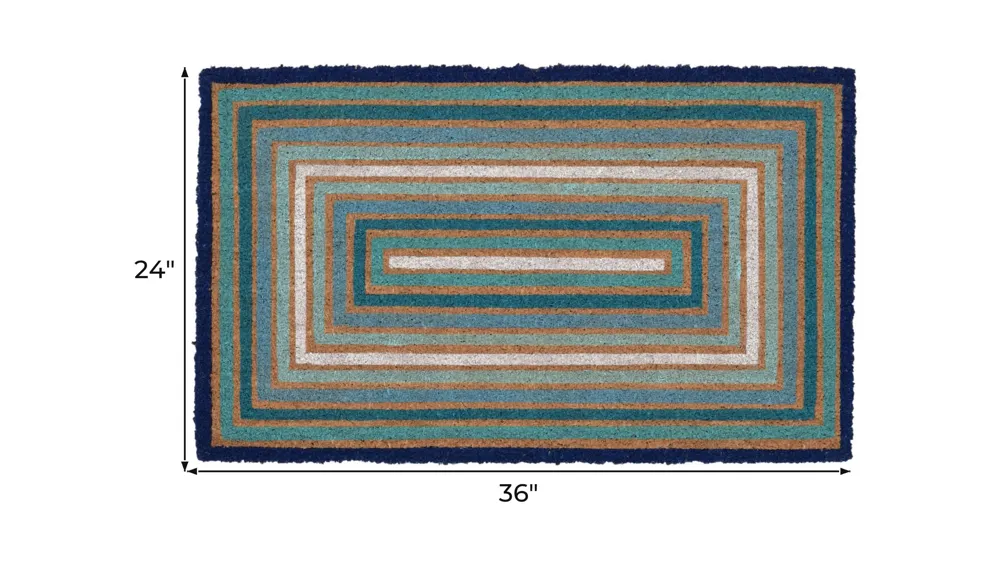 Liora Manne Natura Boxes Outdoor Mat Dimensions