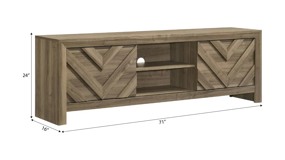 Valor TV Stand Dimensions