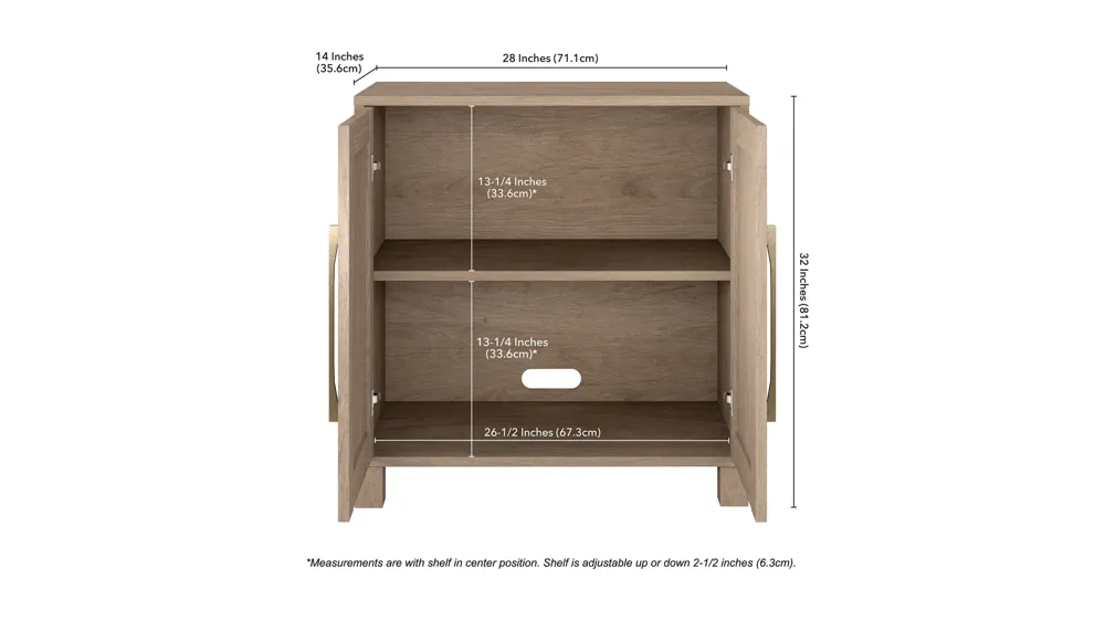 Chabot Accent Cabinet Dimensions