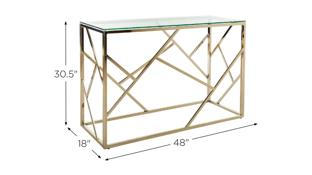 Peter Console Table Dimensions