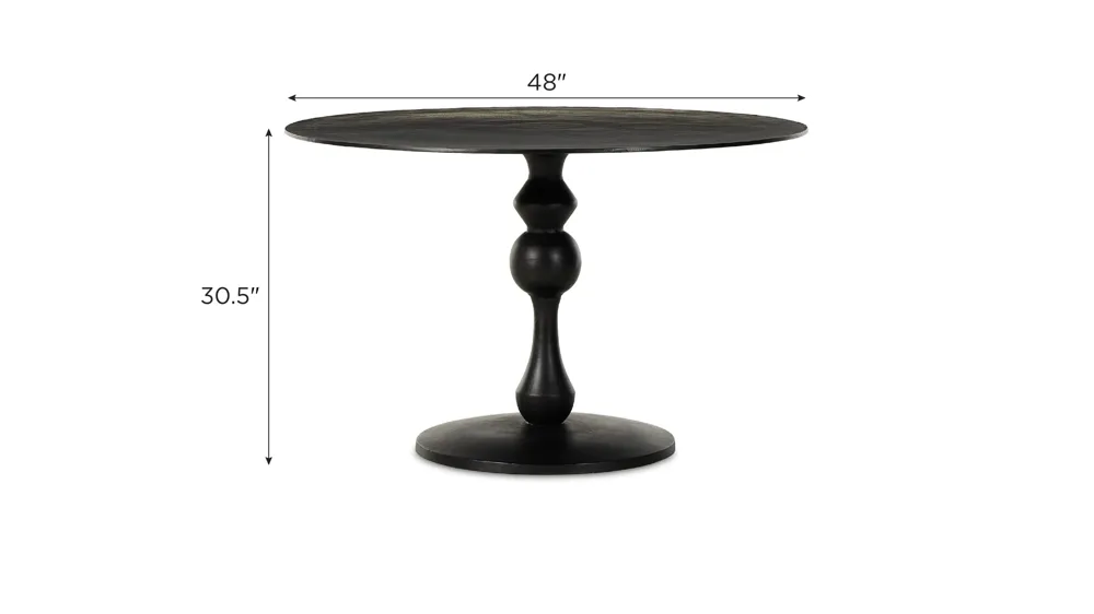Daffin Round Bistro Table Dimensions