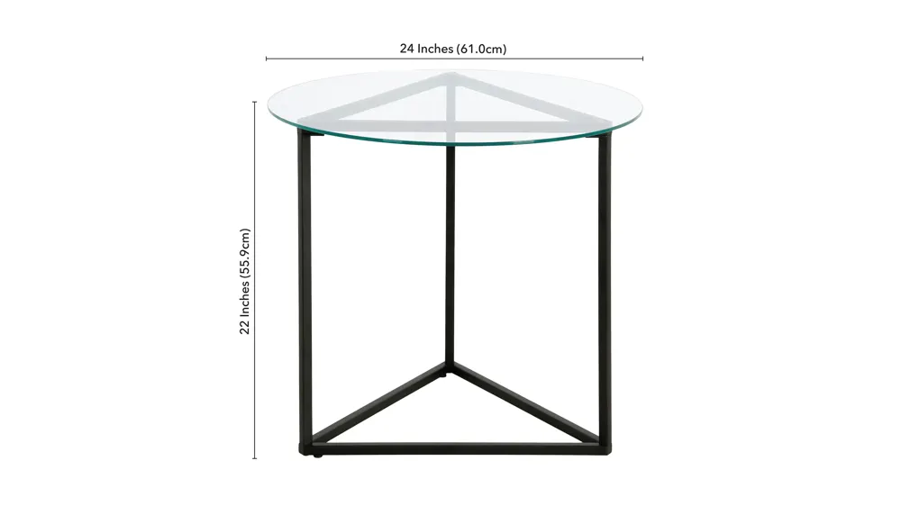 Raya Side Table Dimensions