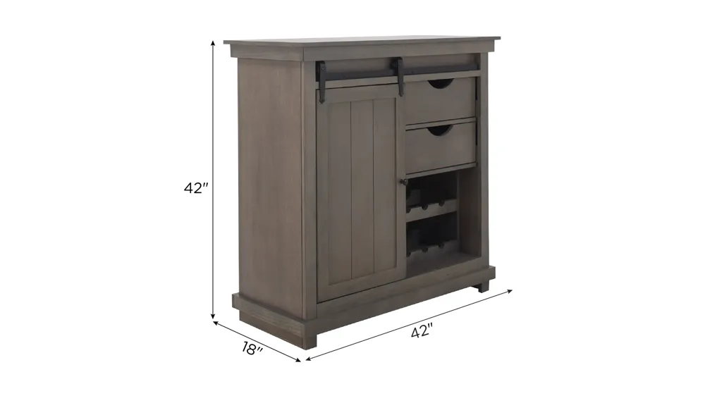 Beebe Wine Cabinet Dimensions