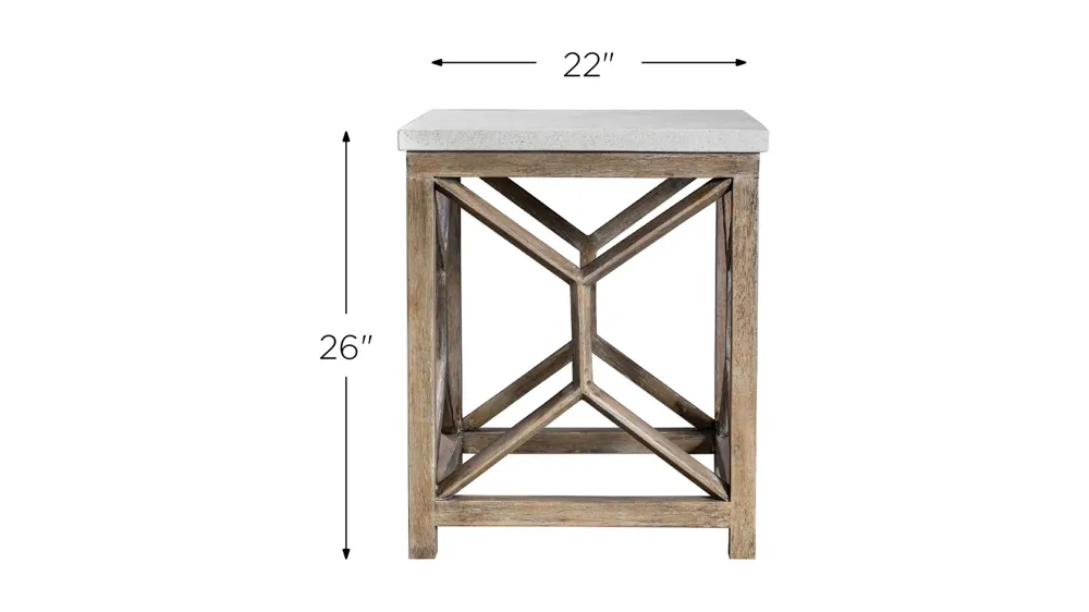 Catali End Table Dimensions