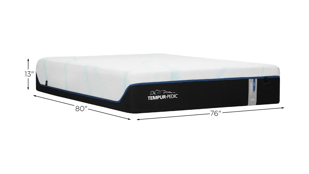 Tempur-Pedic TEMPUR-Luxe Adapt Soft Memory Foam Mattress Dimensions