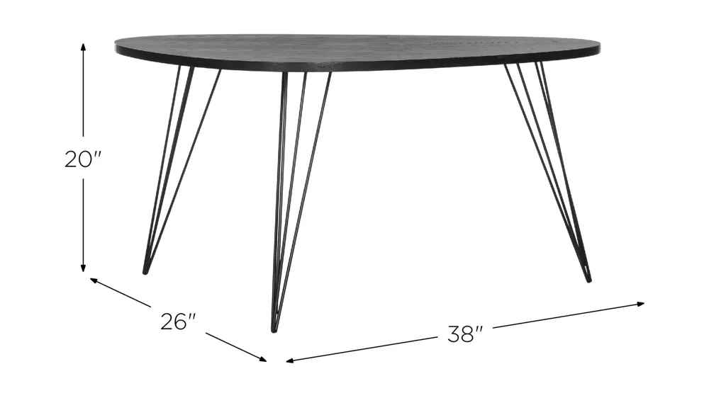 Jessa Coffee Table Dimensions