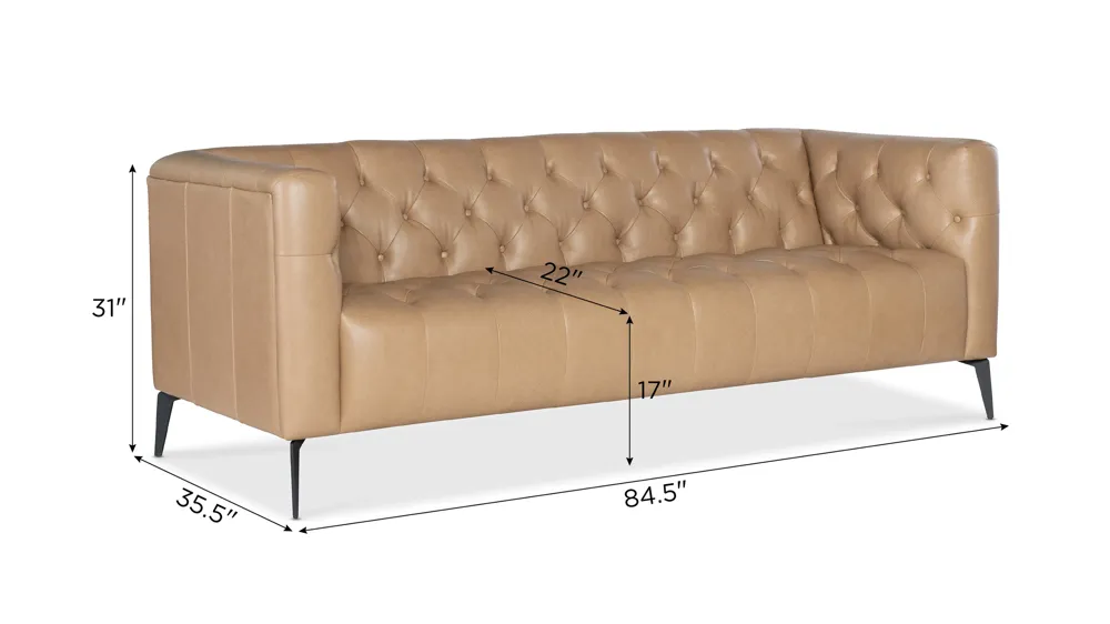 Nicolla Stationary Sofa Dimensions