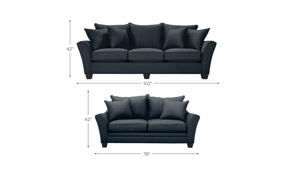 Briarwood Living Room Set Dimensions