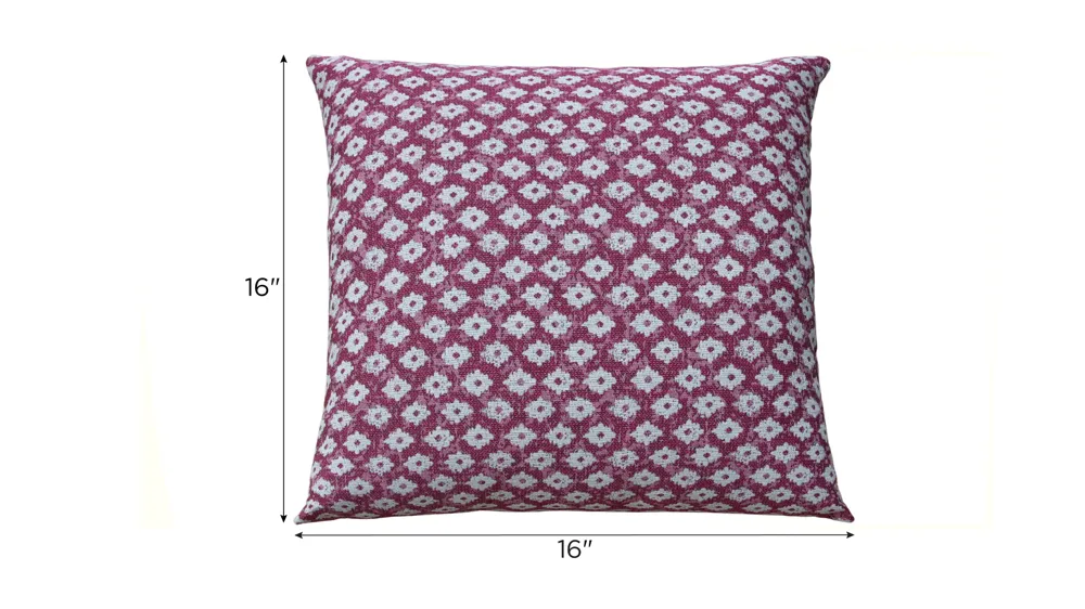 Kimberly Ann Designs Square Pillow - Set of 2 Dimensions