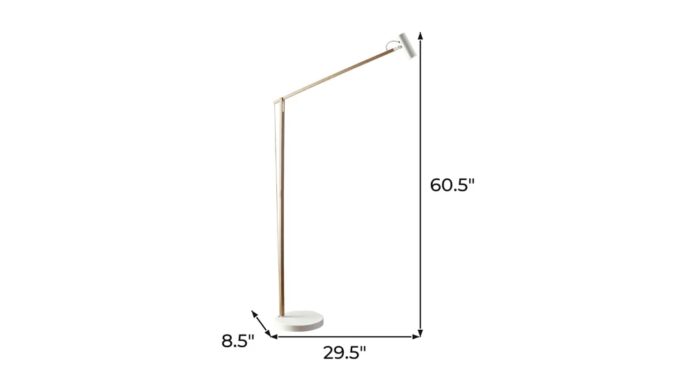Crane LED Floor Lamp Dimensions