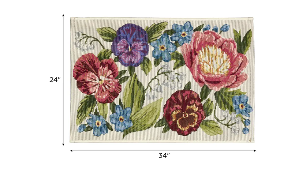 Esencia Secret Garden Indoor/Outdoor Mat Dimensions