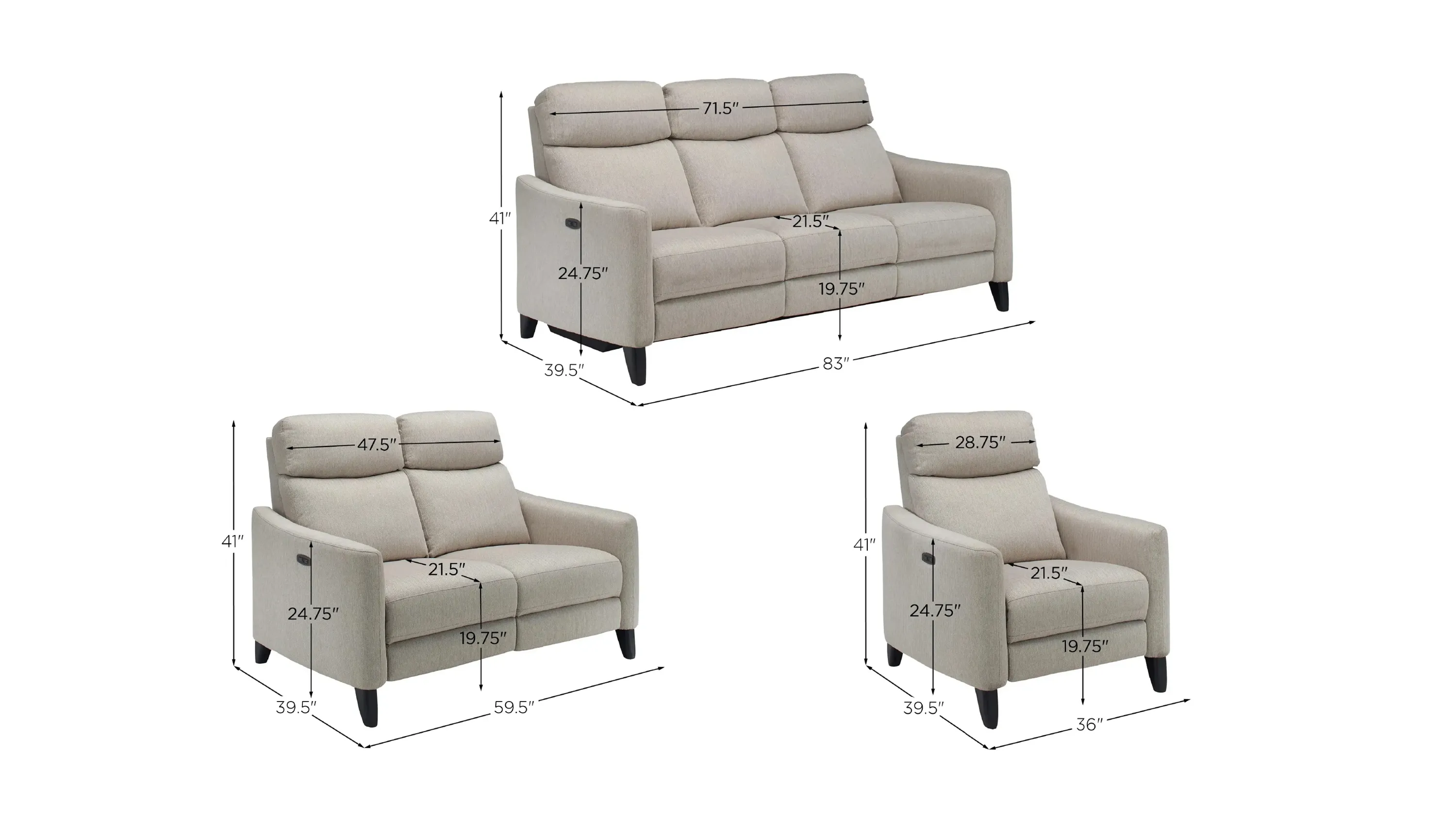Adrienne Living Room Set | Raymour & Flanigan