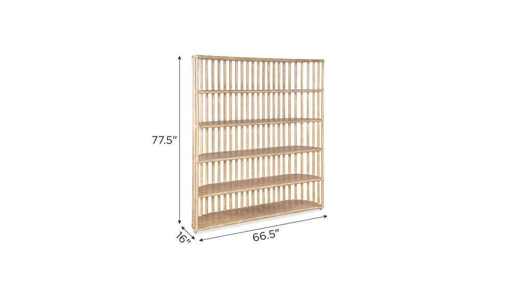 Retreat Slatted Bookcase Dimensions