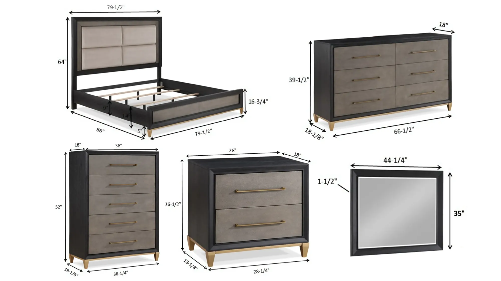 Payson 5-pc. Bedroom Set | Raymour & Flanigan Payson 5-pc. Bedroom Set | Raymour & Flanigan
