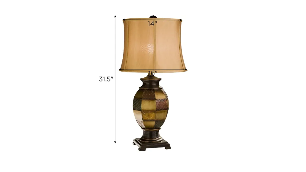 Patchwork Table Lamp Dimensions