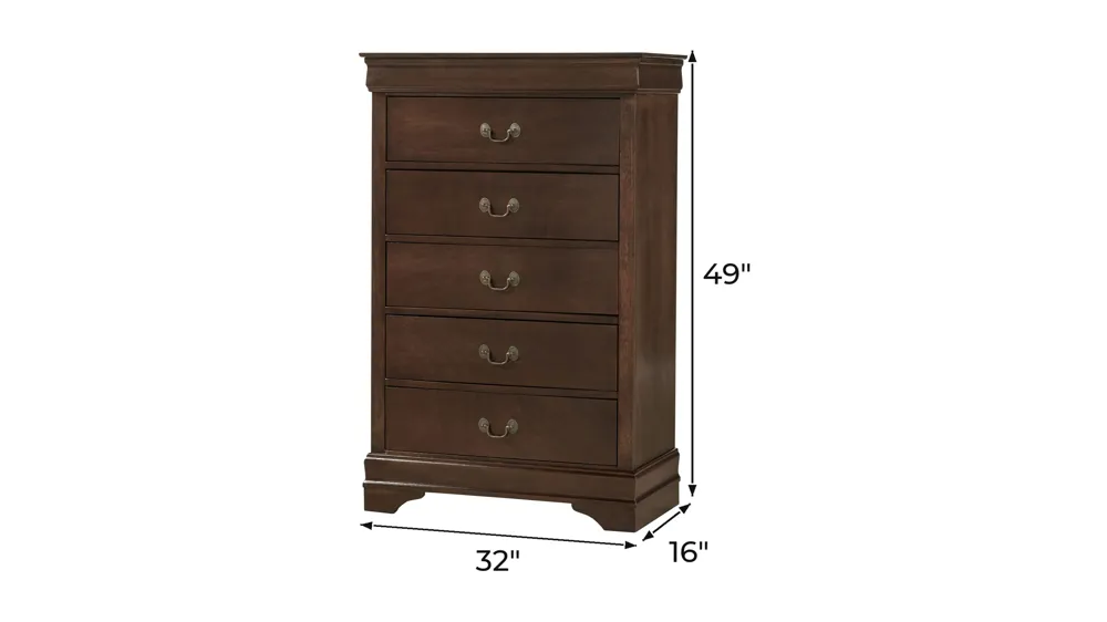 Edina Bedroom Chest Dimensions
