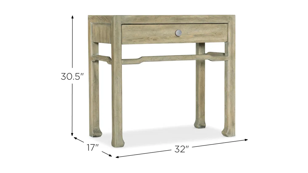 Sundance One-Drawer Nightstand Dimensions